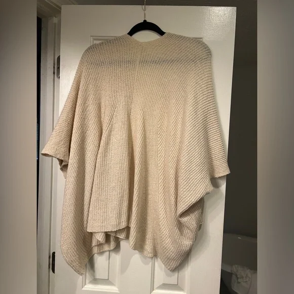 Anthropologie Akemi + Kin Cardigan Sweater Knit Oversize Cream One Size Fits All - Picture 5 of 5